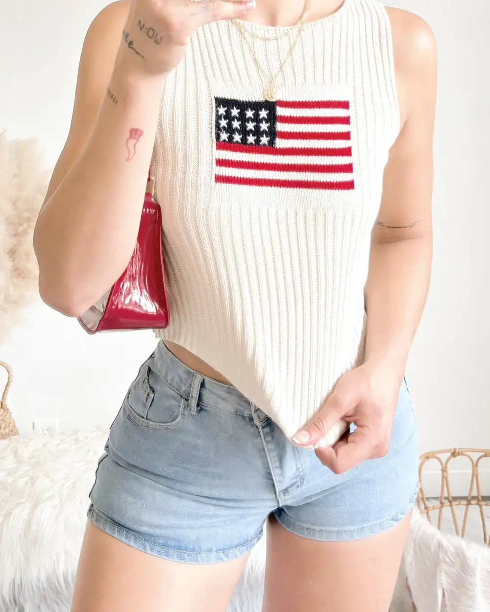 CYRUS KNIT TANK TOP