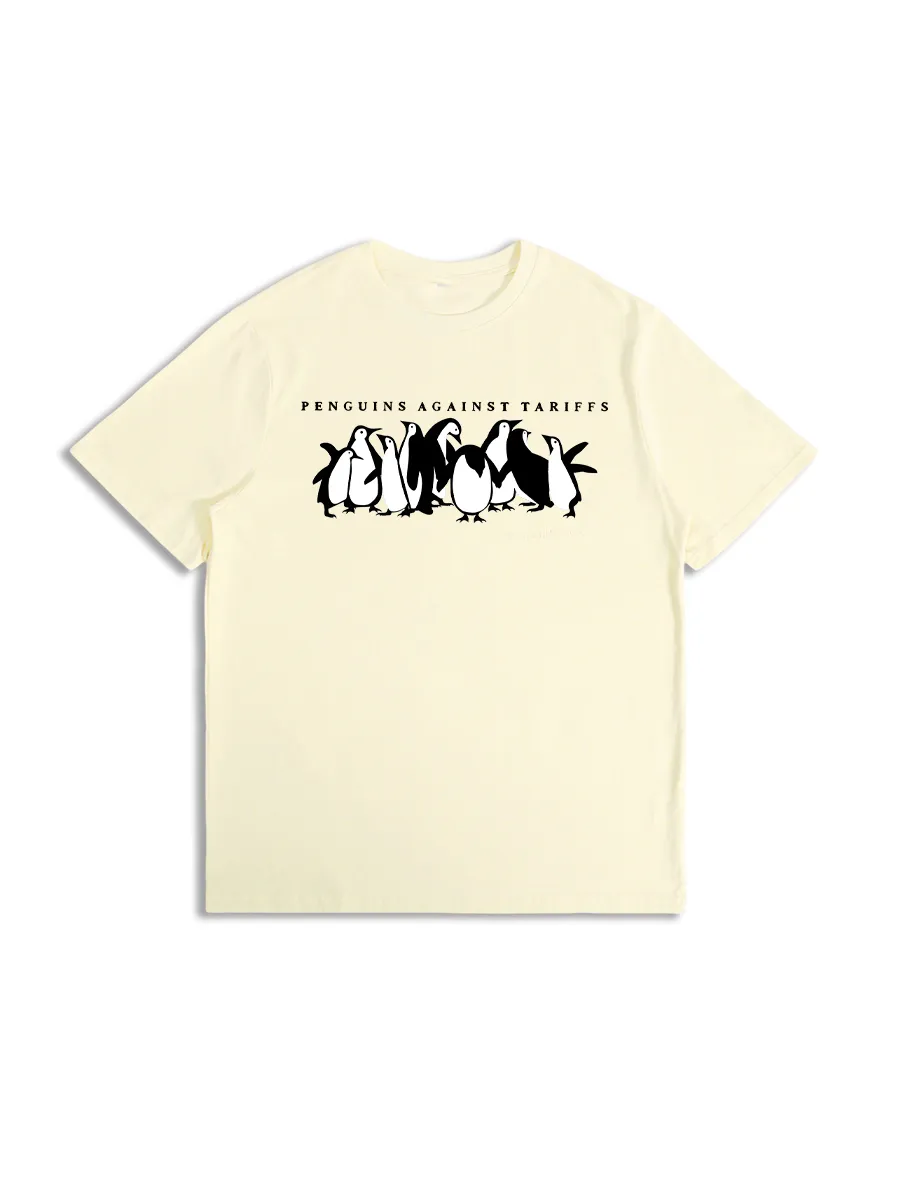 Penguins Against Tariffs T-Shirts