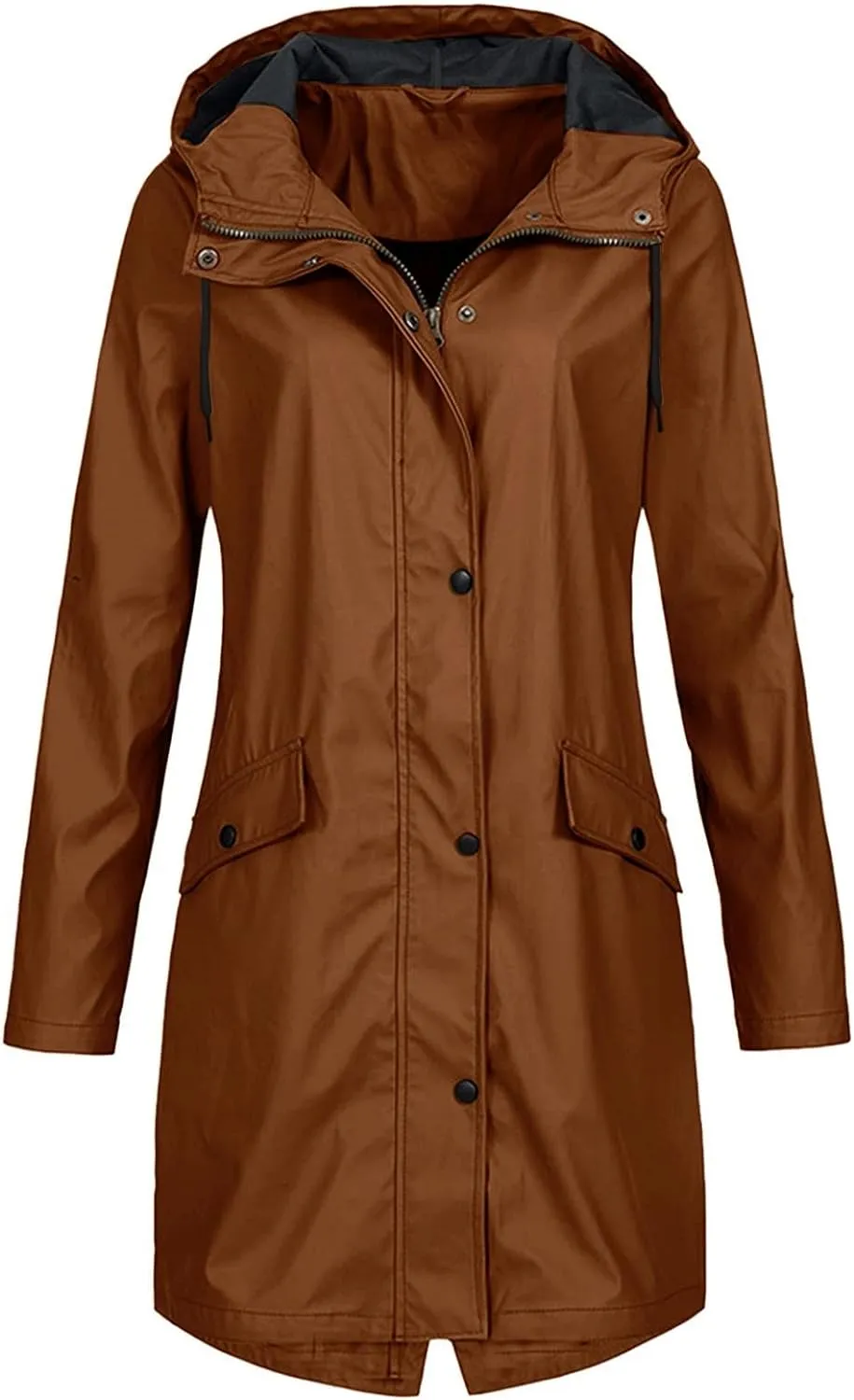 Rain Jackets For Women Waterproof With Hood Lightweight Casual Anorak Travel Hiking Coats with Pockets 720