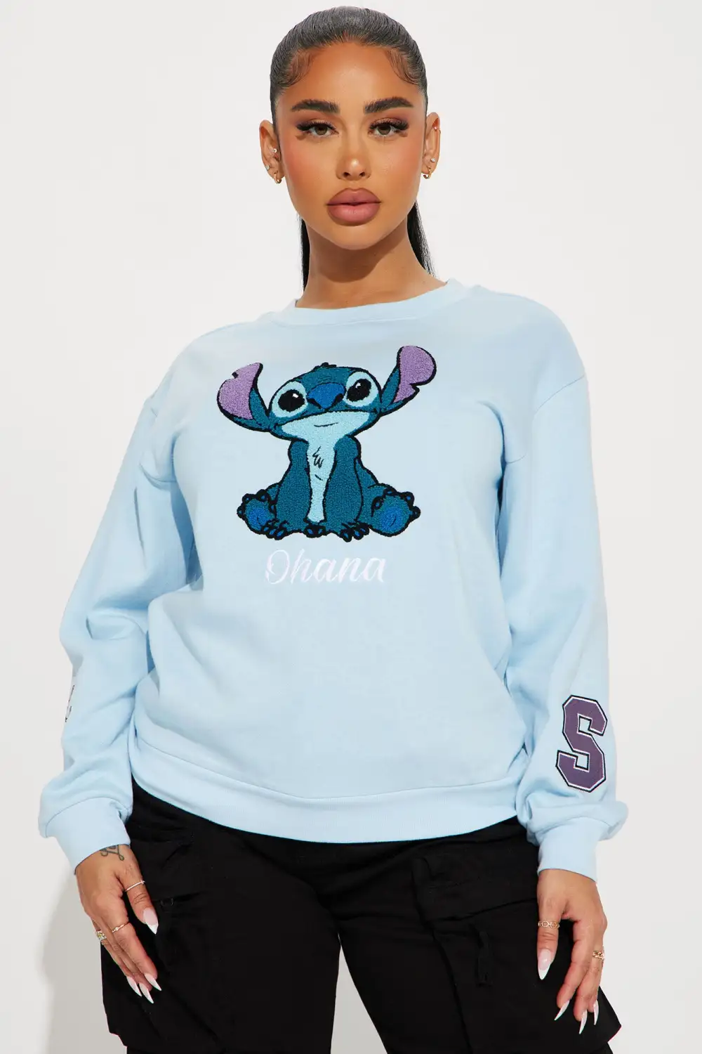 Ohana Stitch Sweatshirt - Blue