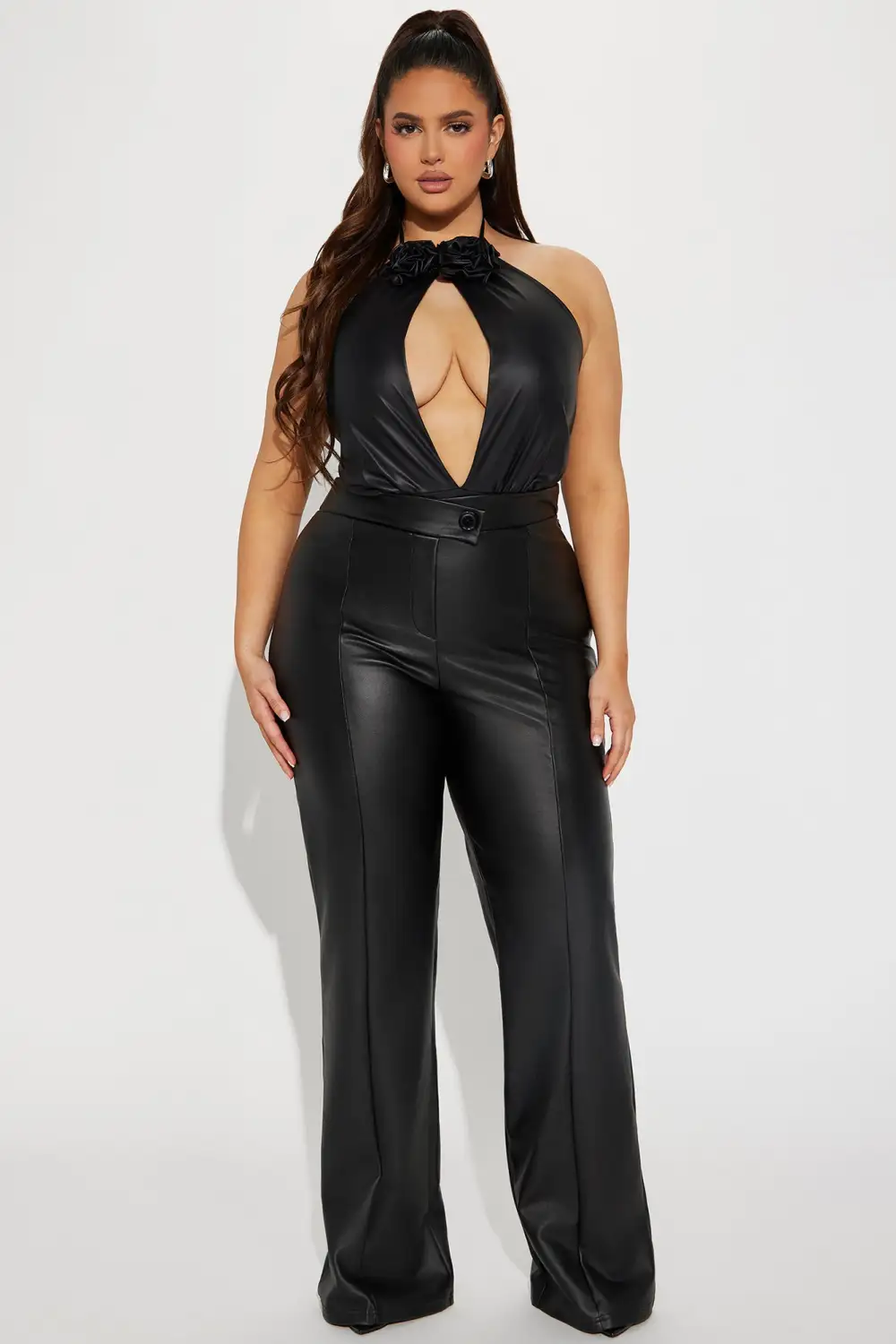 Carmelita Cut Out Bodysuit - Black