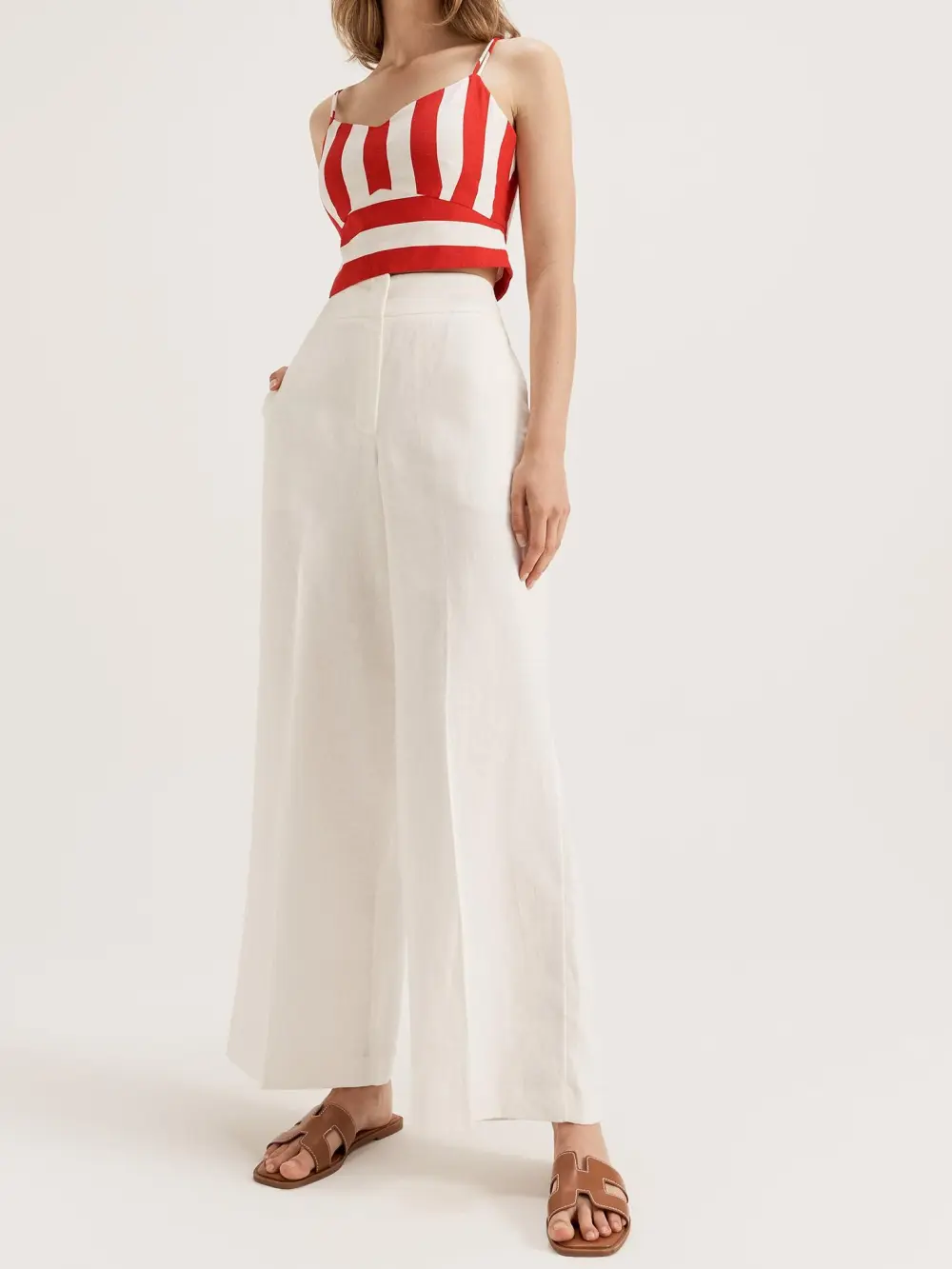 High Waisted Wide Leg Pants