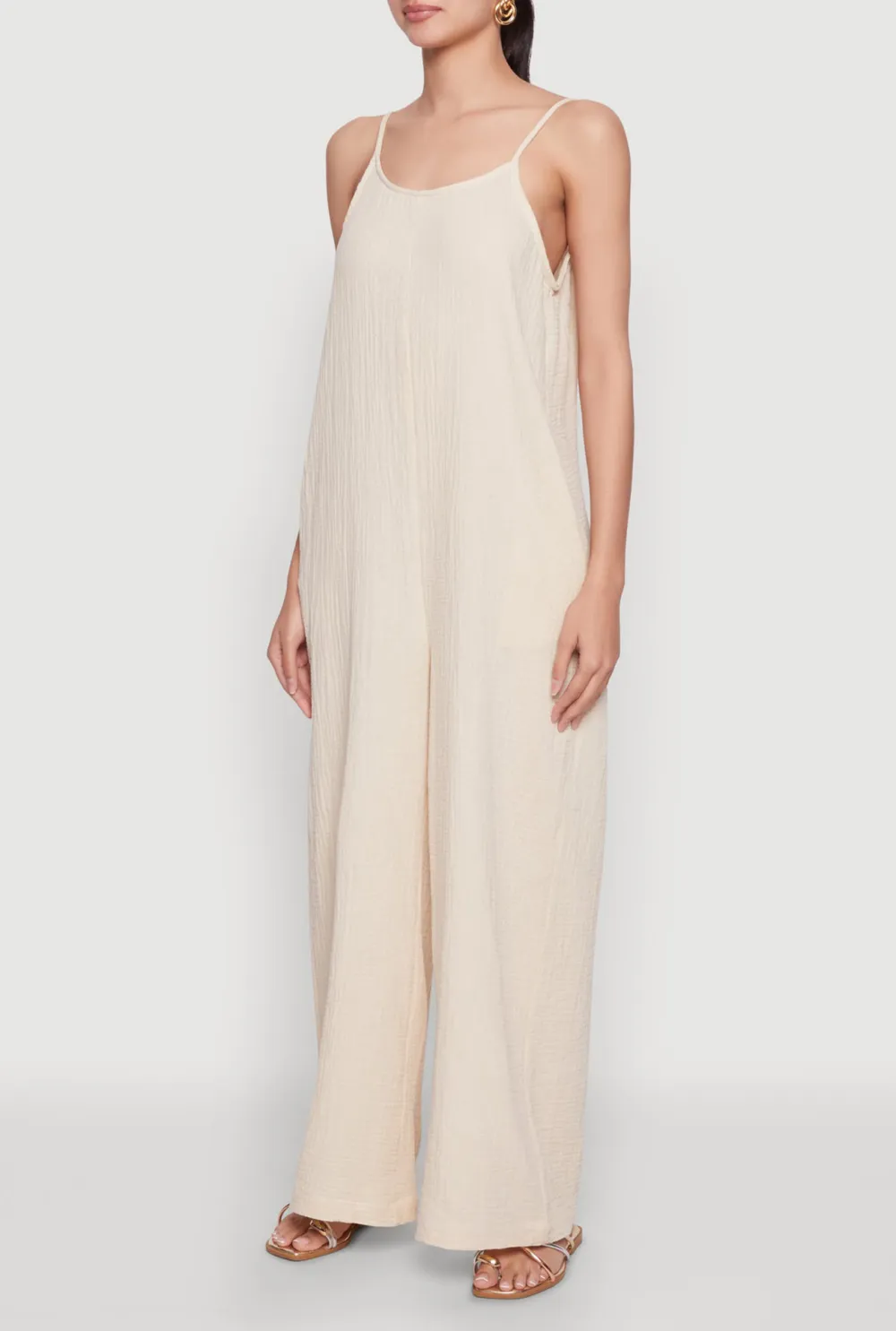 V-Neck Camisole Jumpsuit