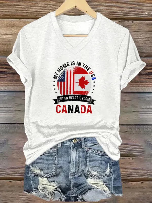 Women'S Canada Are Not For Sale T-Shirt