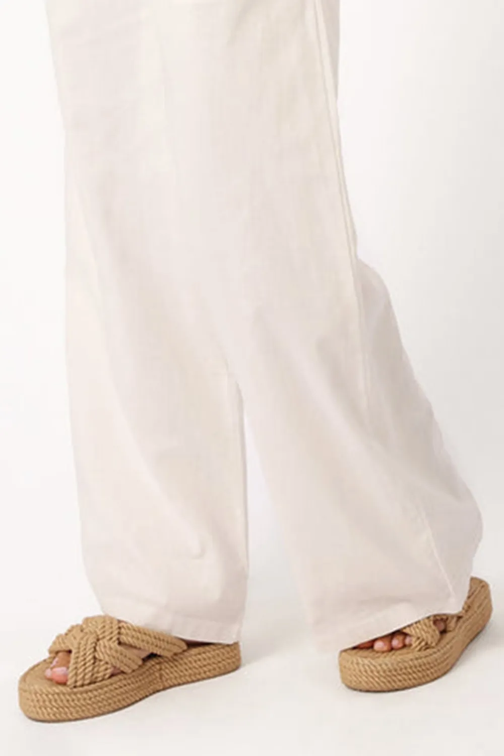 WHITE CASUAL STYLE PANT
