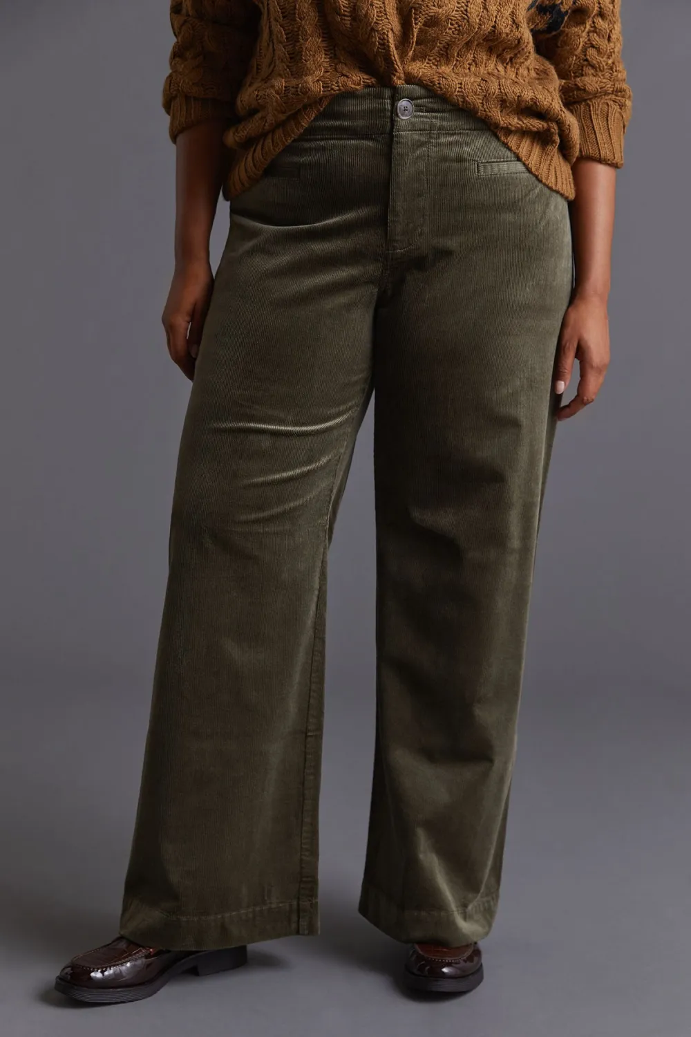 Colette Corduroy Wide-Leg Pants