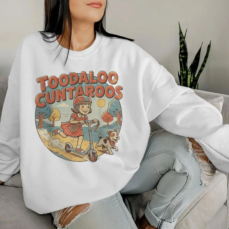 Toodaloo Cuntaroos Sarcastic Retro Goodbye Humor Women Sweatshirt