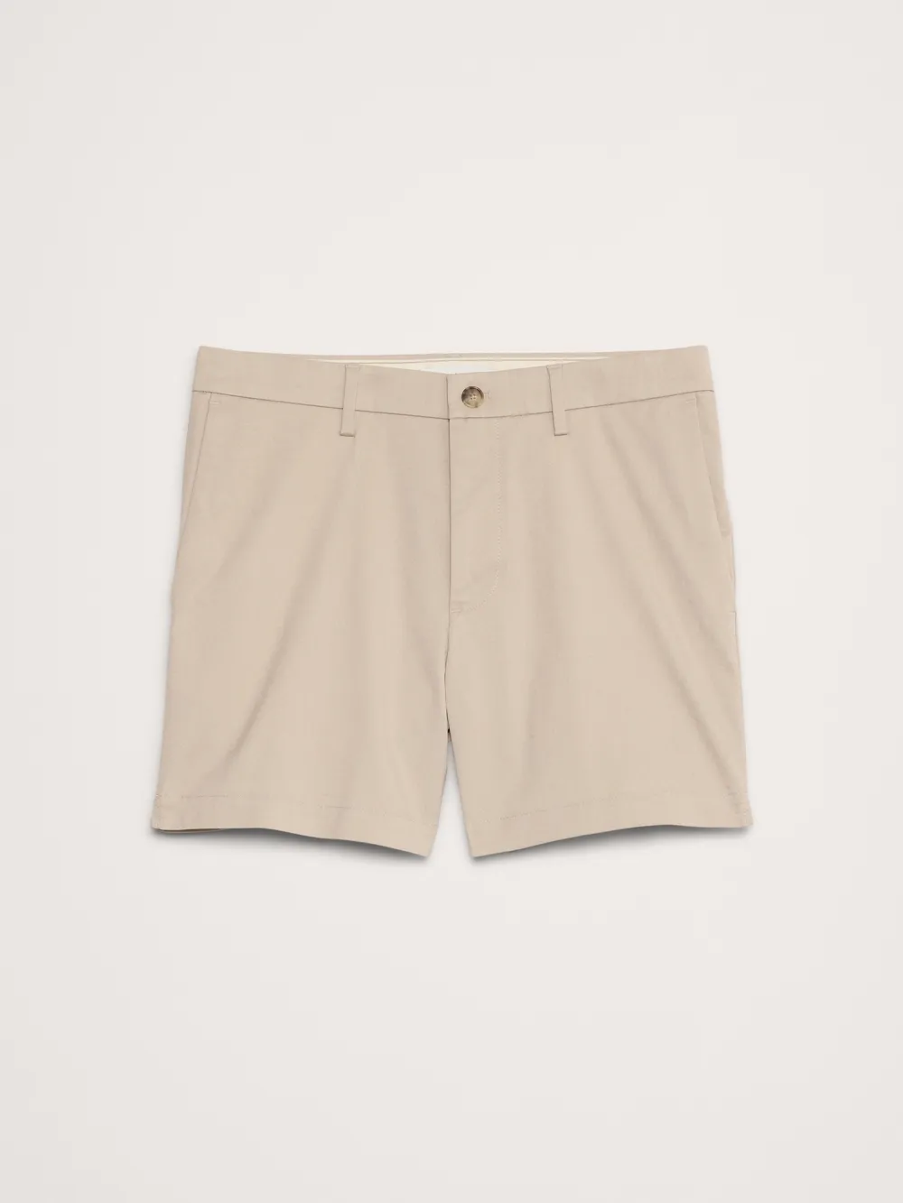 Men's Khaki Beige Quick-Drying Cotton Shorts