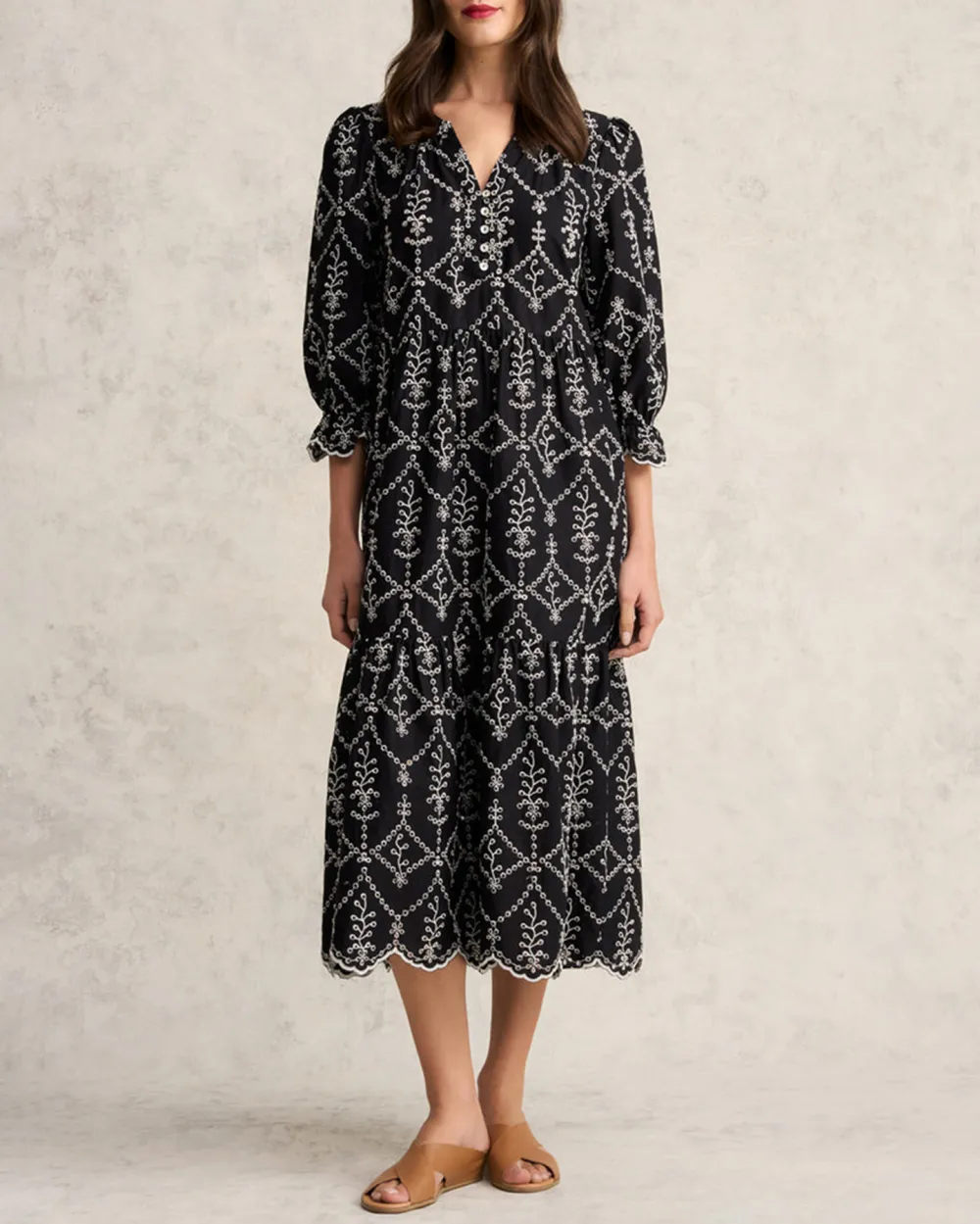 Cotton Broderie Dress