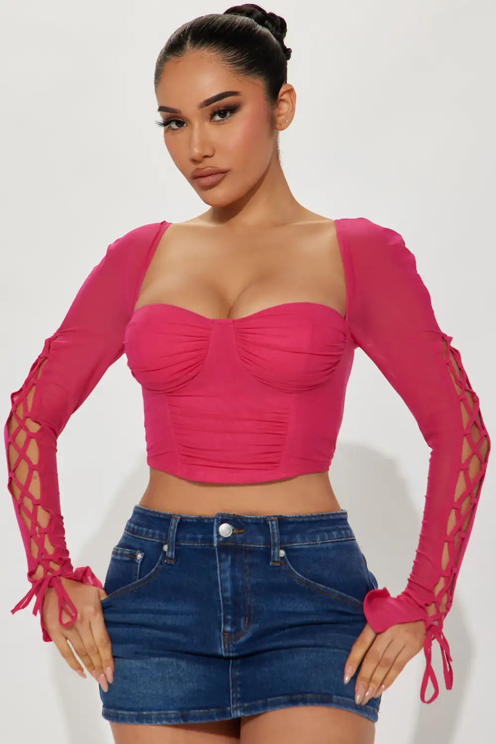 Poloma Corset - Hot Pink