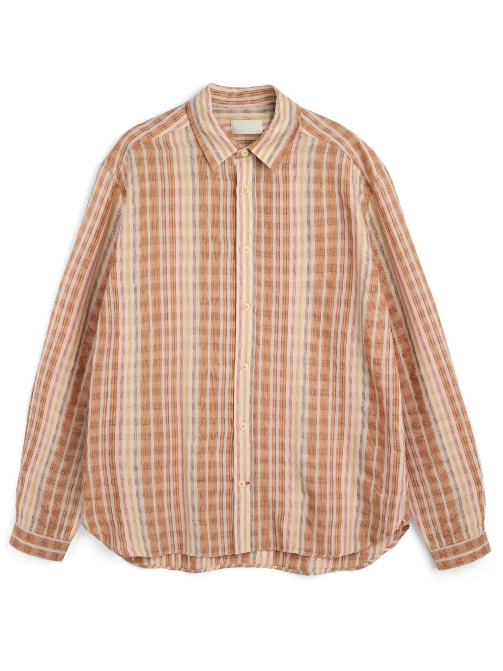 Multi Oversized Striped Cotton Shirt