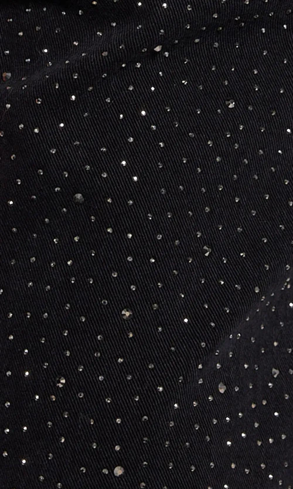 Compact Crystal Decor Jeans