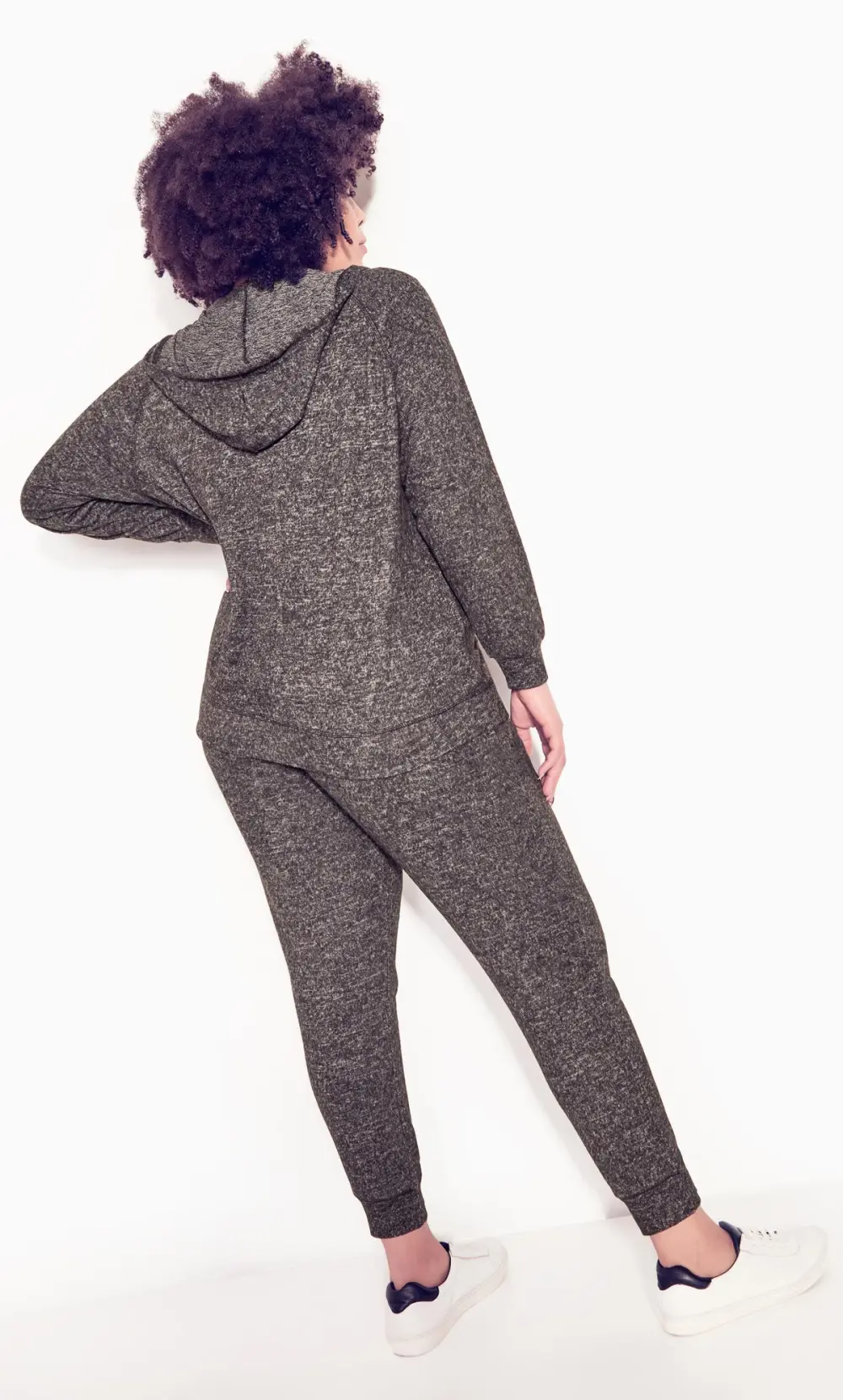 Evans Grey Hacci Plain Jacket