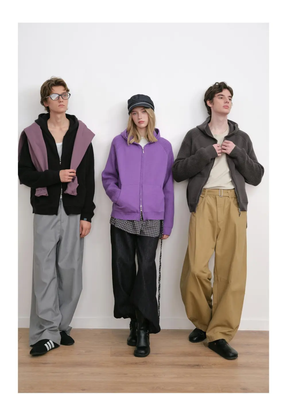 Multi-Color Anti-Pilling Loose And Simple Hooded Knitted Cardigan Sweater 2026, Fashionable, Trendy, Casual, Unisex, Versatile, And Preppy Style.