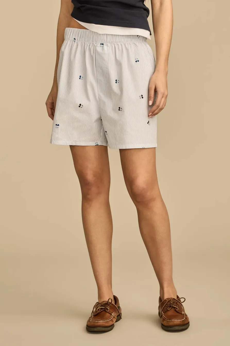 Kentucky Blue Mickey Friends Printed Short