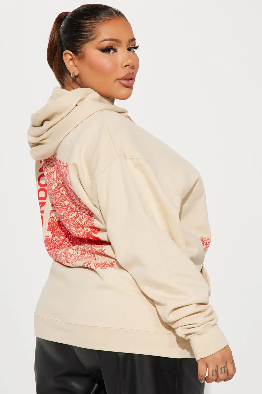 Destination London Hoodie - Sand