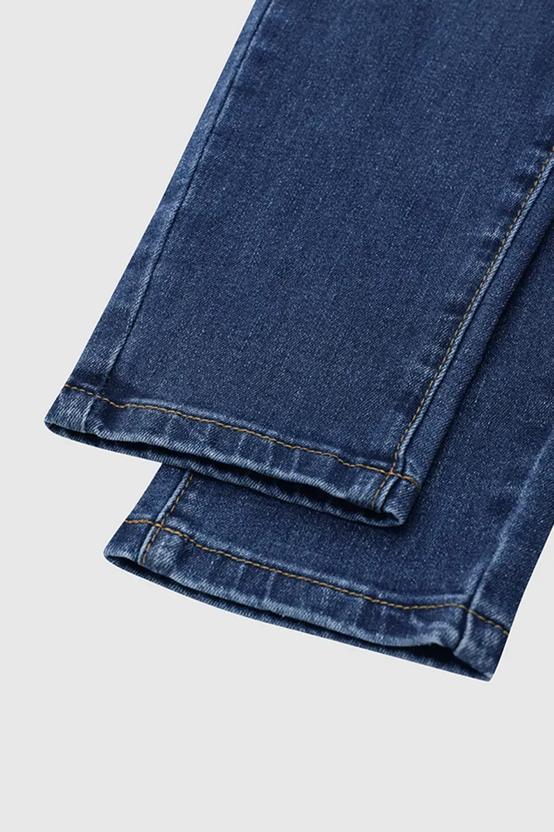 Distressed Low Rise Skinny Jeans