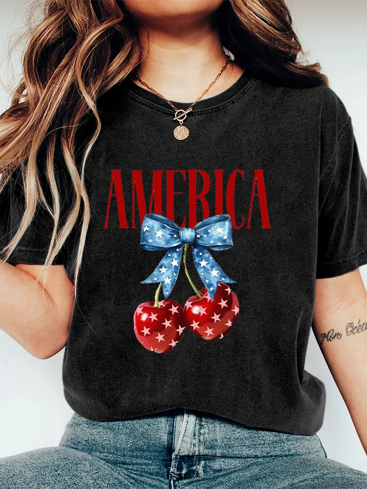Women'S America Printed T-Shirt