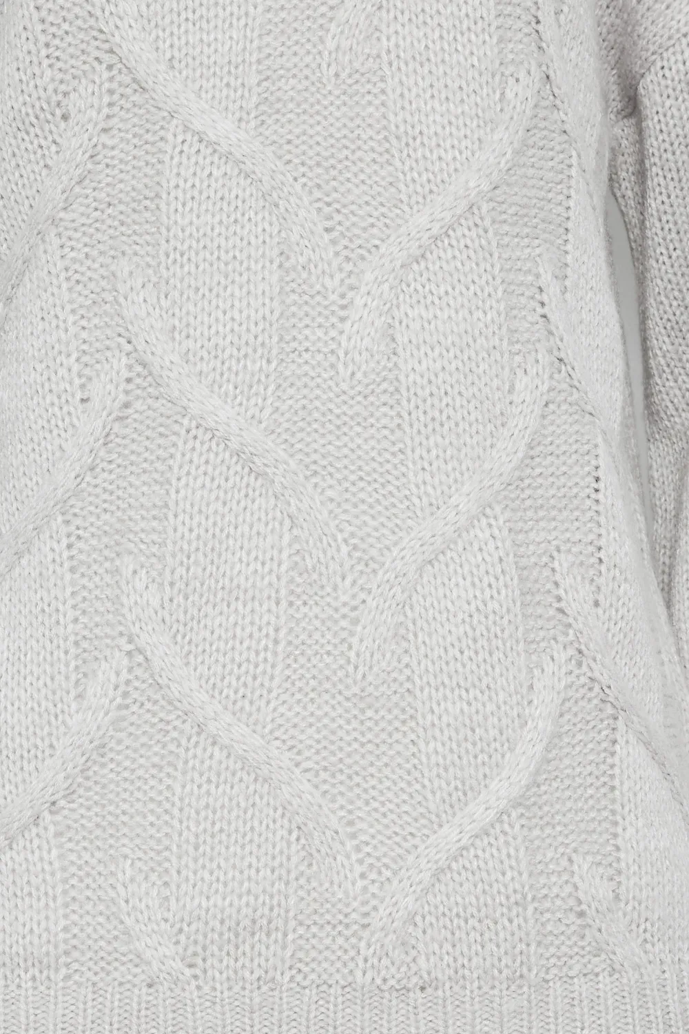 LTS Tall Grey Chunky Cable Knit Jumper