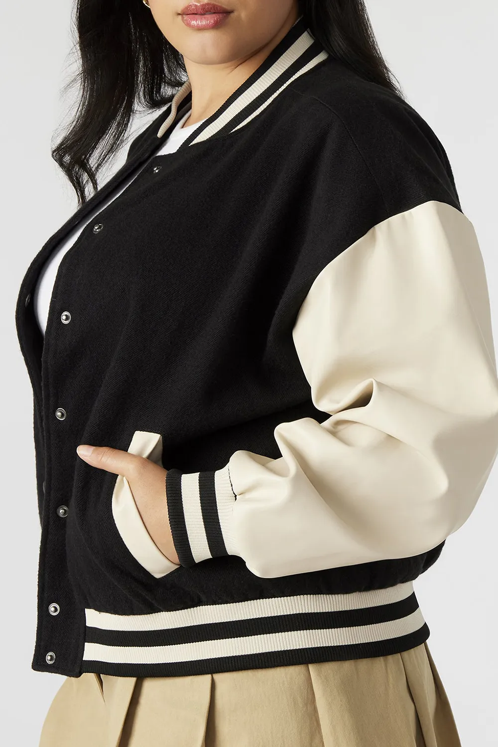 VARSITY JACKET BLACK