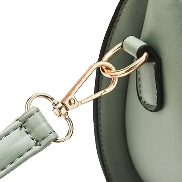 Women's Handbag Crossbody Bag Shoulder Bag PU Leather Daily Pendant Solid Color naturals Black Pink