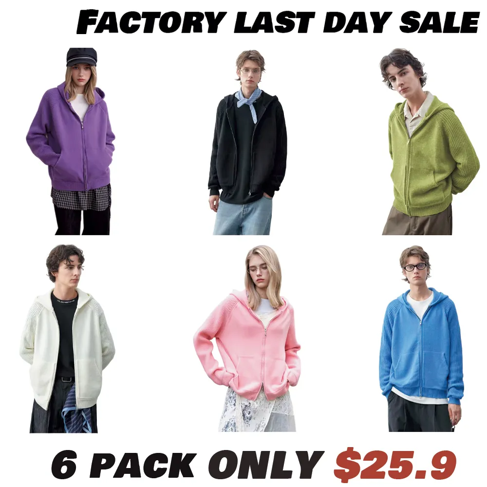 Multi-Color Anti-Pilling Loose And Simple Hooded Knitted Cardigan Sweater 2026, Fashionable, Trendy, Casual, Unisex, Versatile, And Preppy Style.