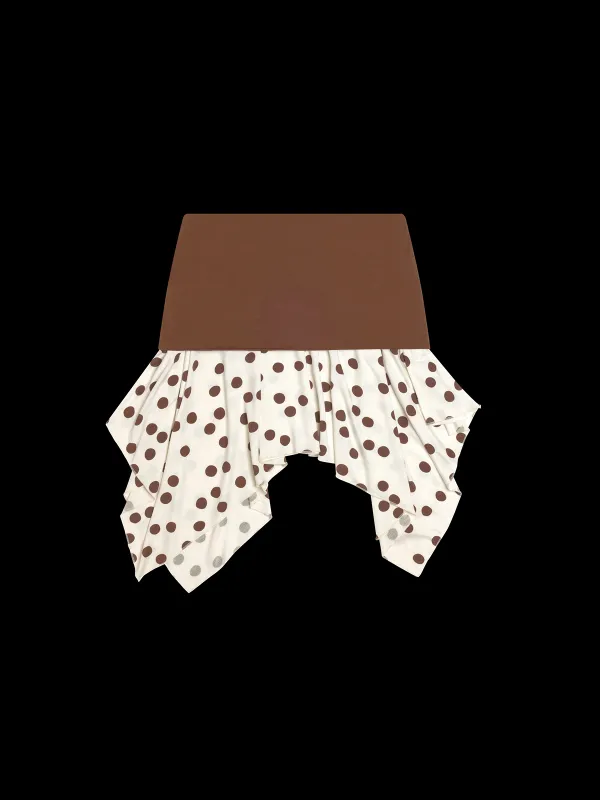 Casual Style Polka Dot Skirt