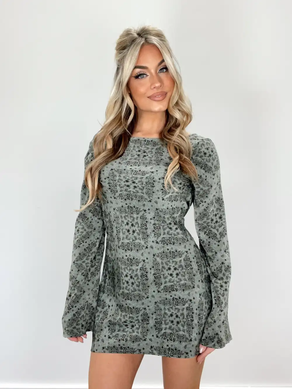 Paisley Party Mini Dress