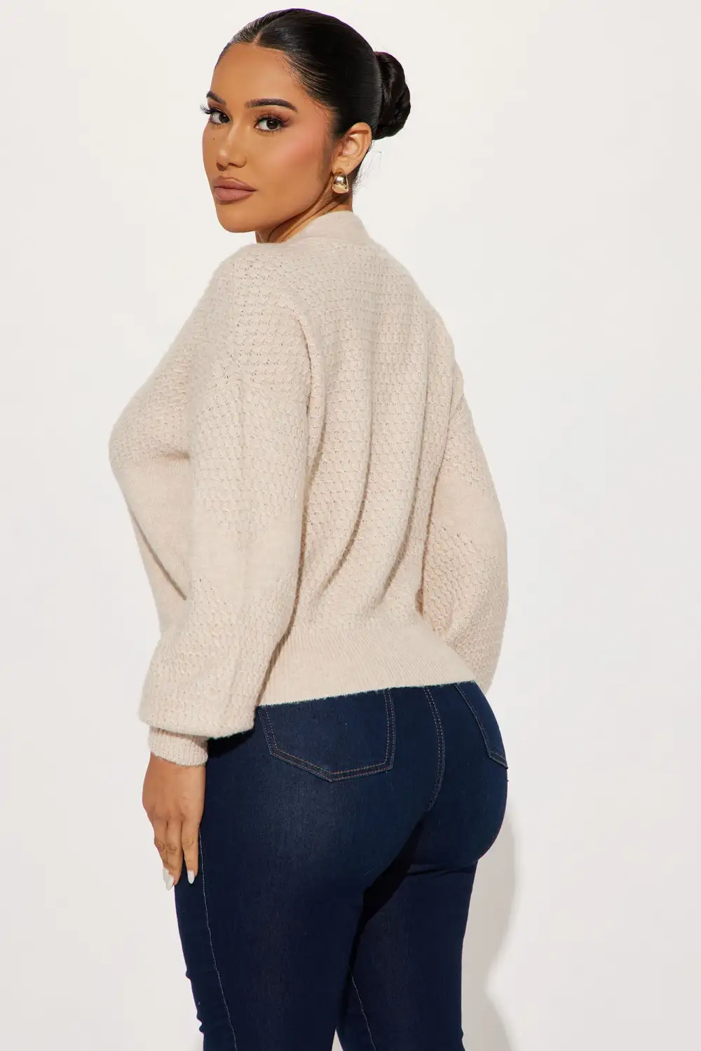 Don't Kill My Vibe Cardigan - Oatmeal