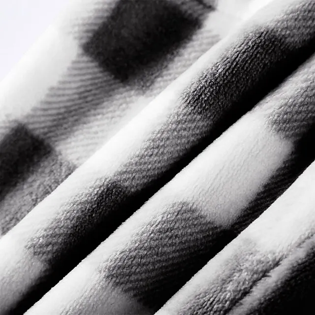 Women's Christmas Pajamas Winter Pants Nighty Pjs Grid / Plaid Fashion Simple Comfort Party Xmas Home Bed Flannel Warm Breathable Long Pant Elastic Waist Winter Fall Blue Pink / Sweet / Gift / Print