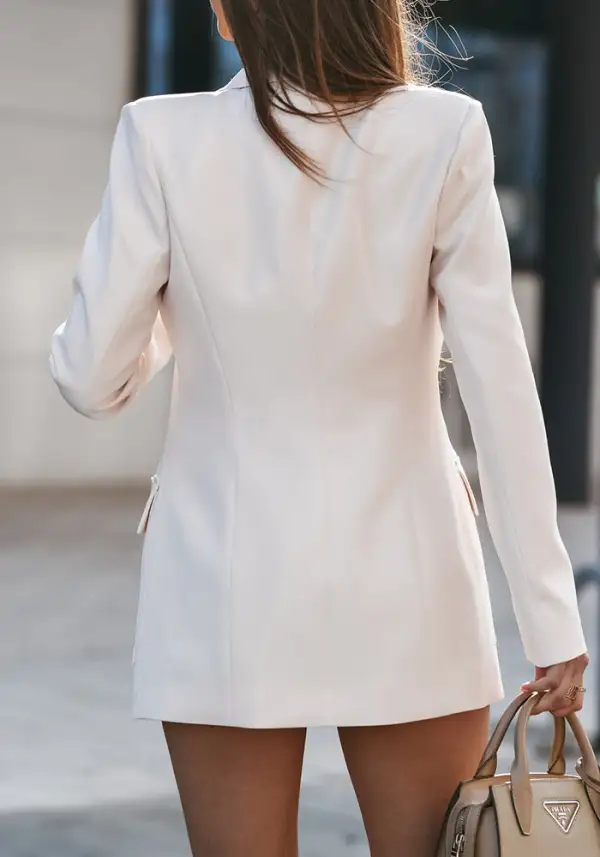 Women's Casual Suit Slim Tunic Temperament Blazers Jacket Coat