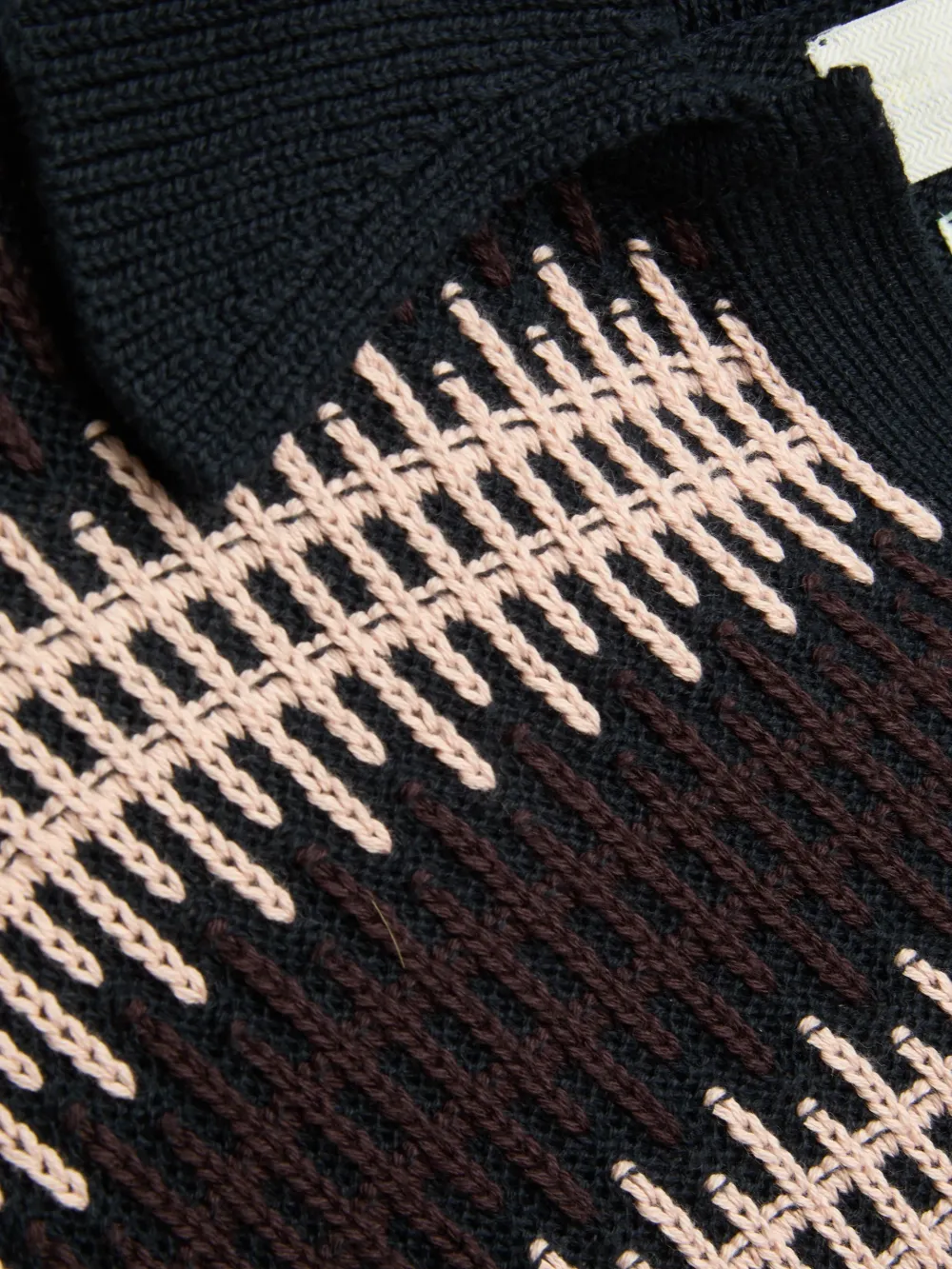 Navy Short Sleeve Striped Polo Shirt