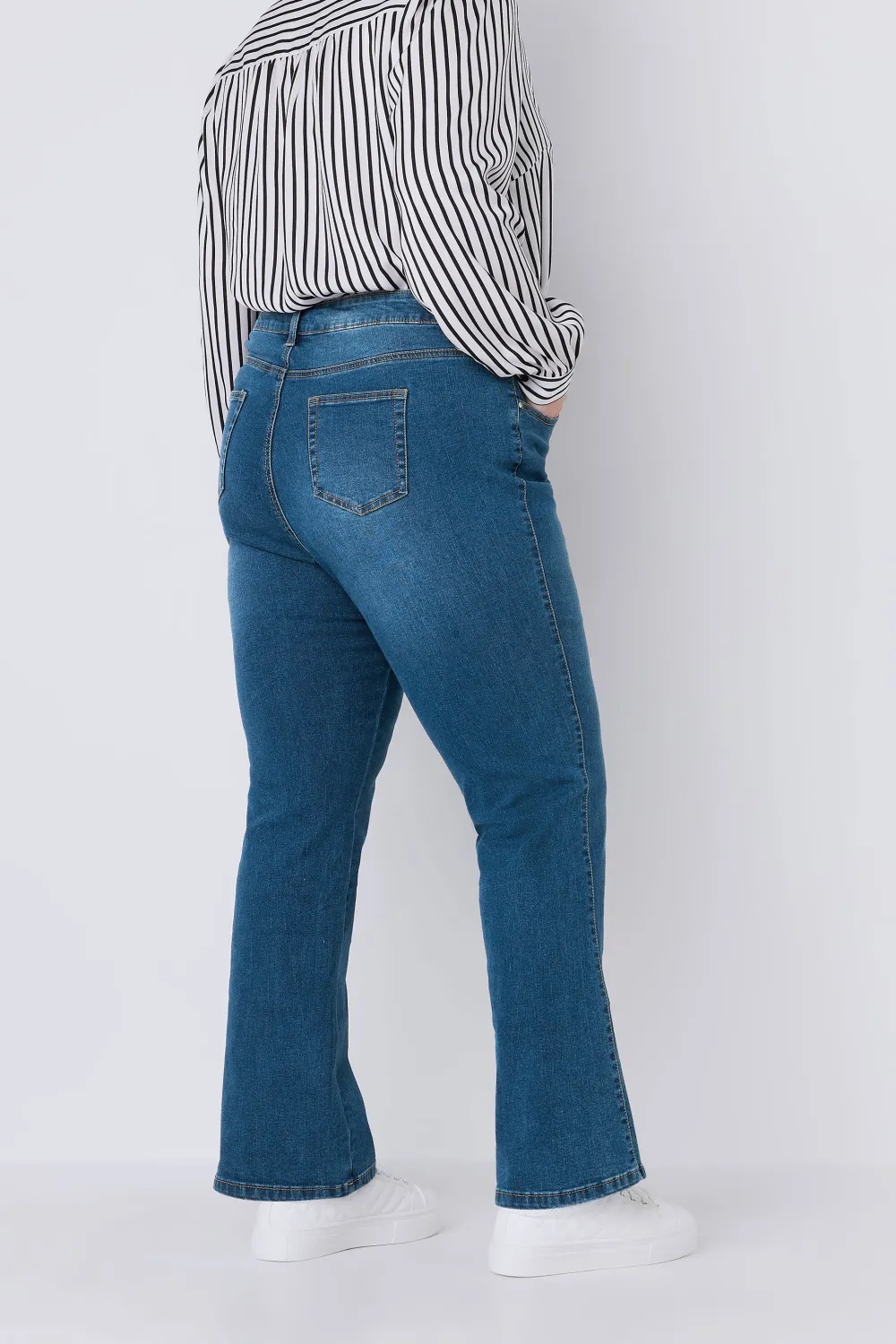 EVANS Curve Fit Indigo Bootcut Jeans