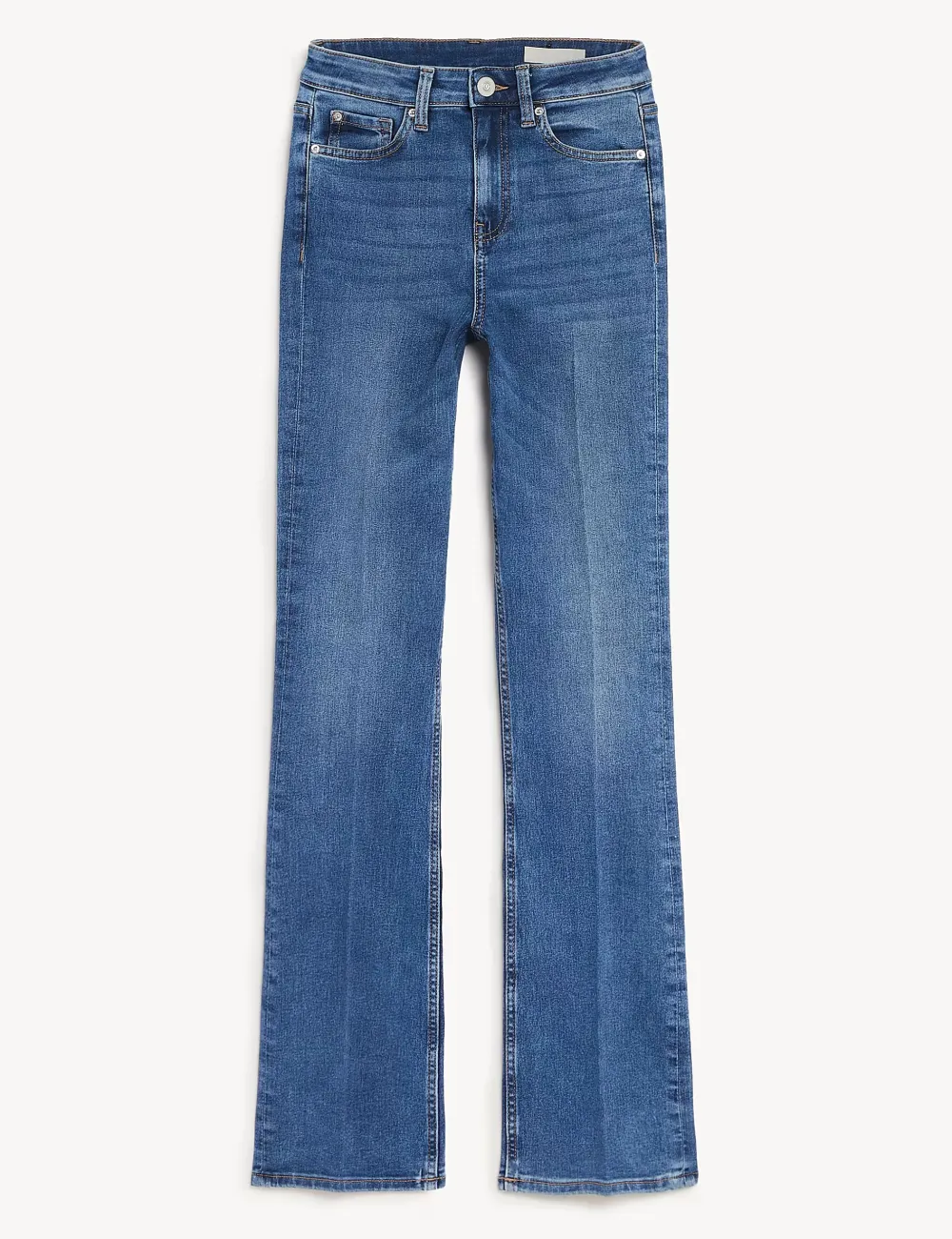 Womens Casual Slit Jeans