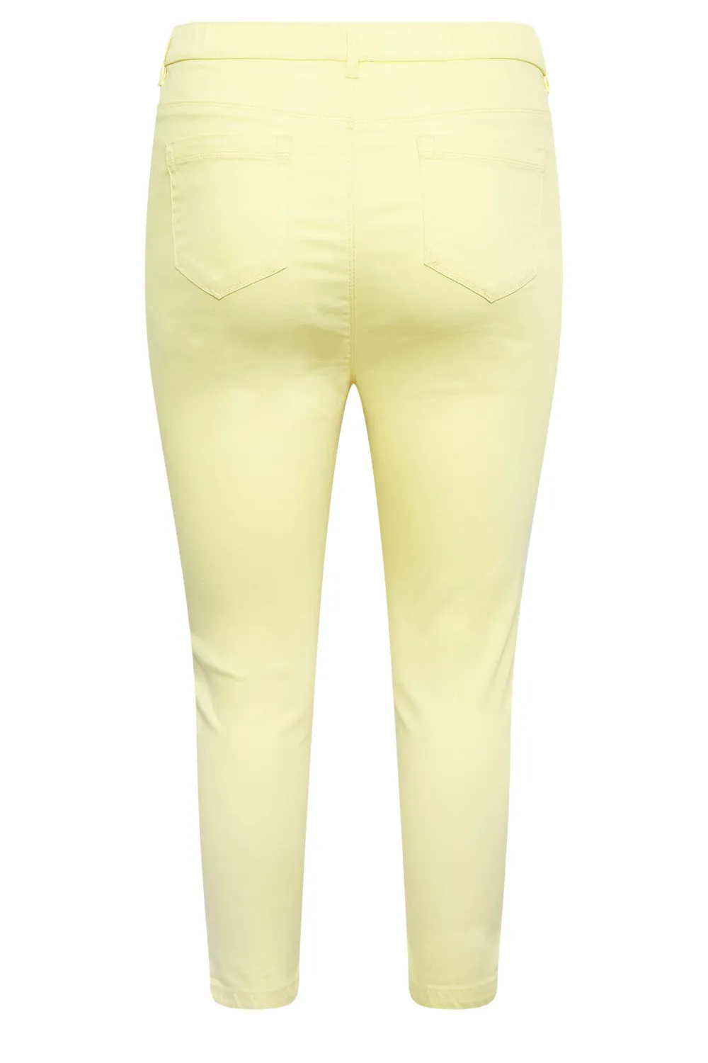 YOURS Curve Aqua Blue Cropped Stretch GRACE Jeggings