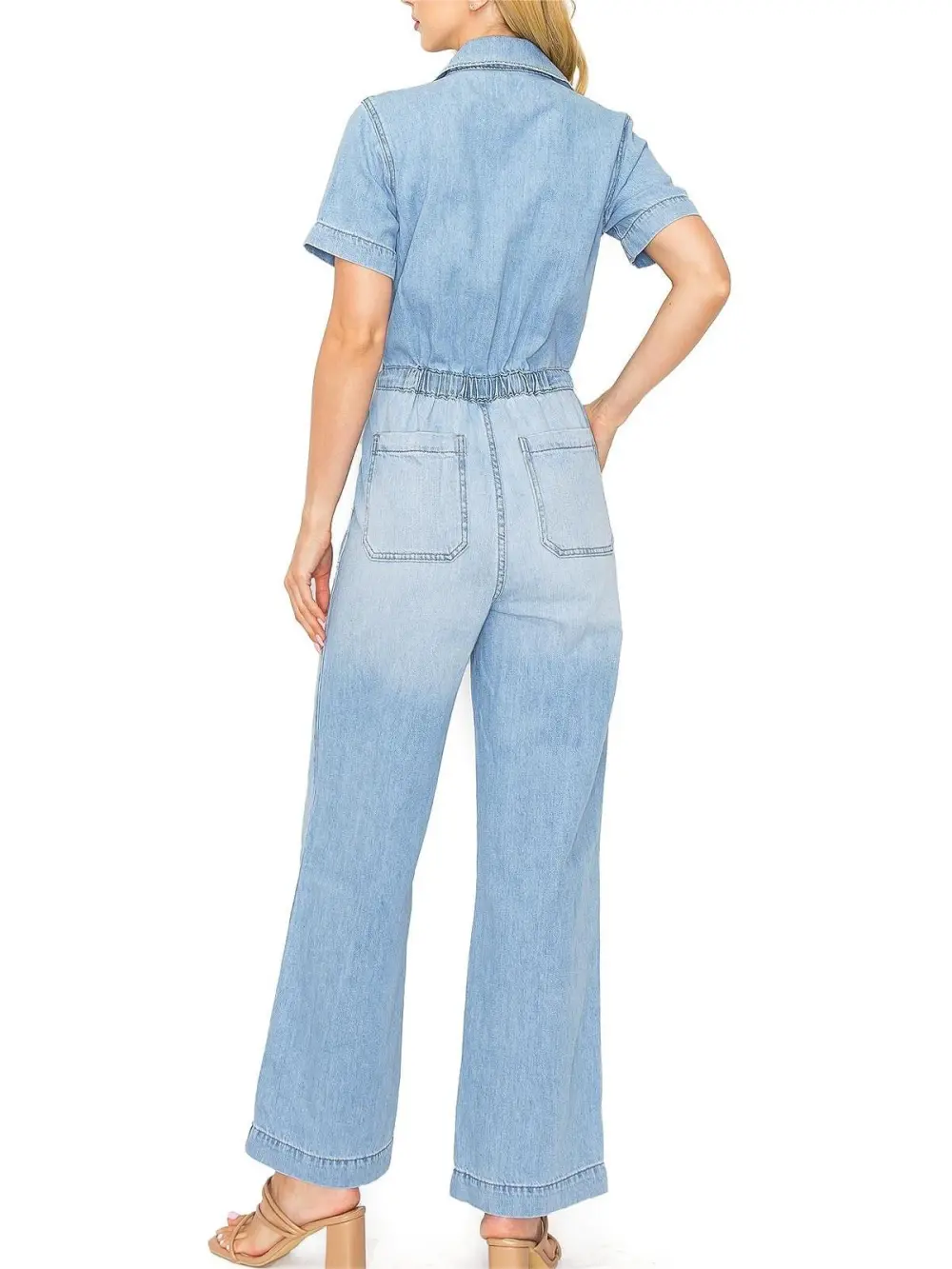 Drawstring Coverall Jumpsuit