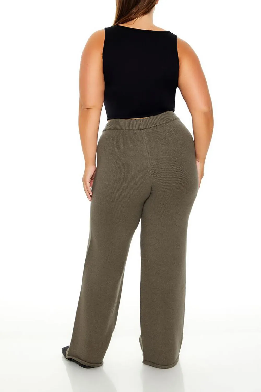 Plus Size Sweater-Knit Pants