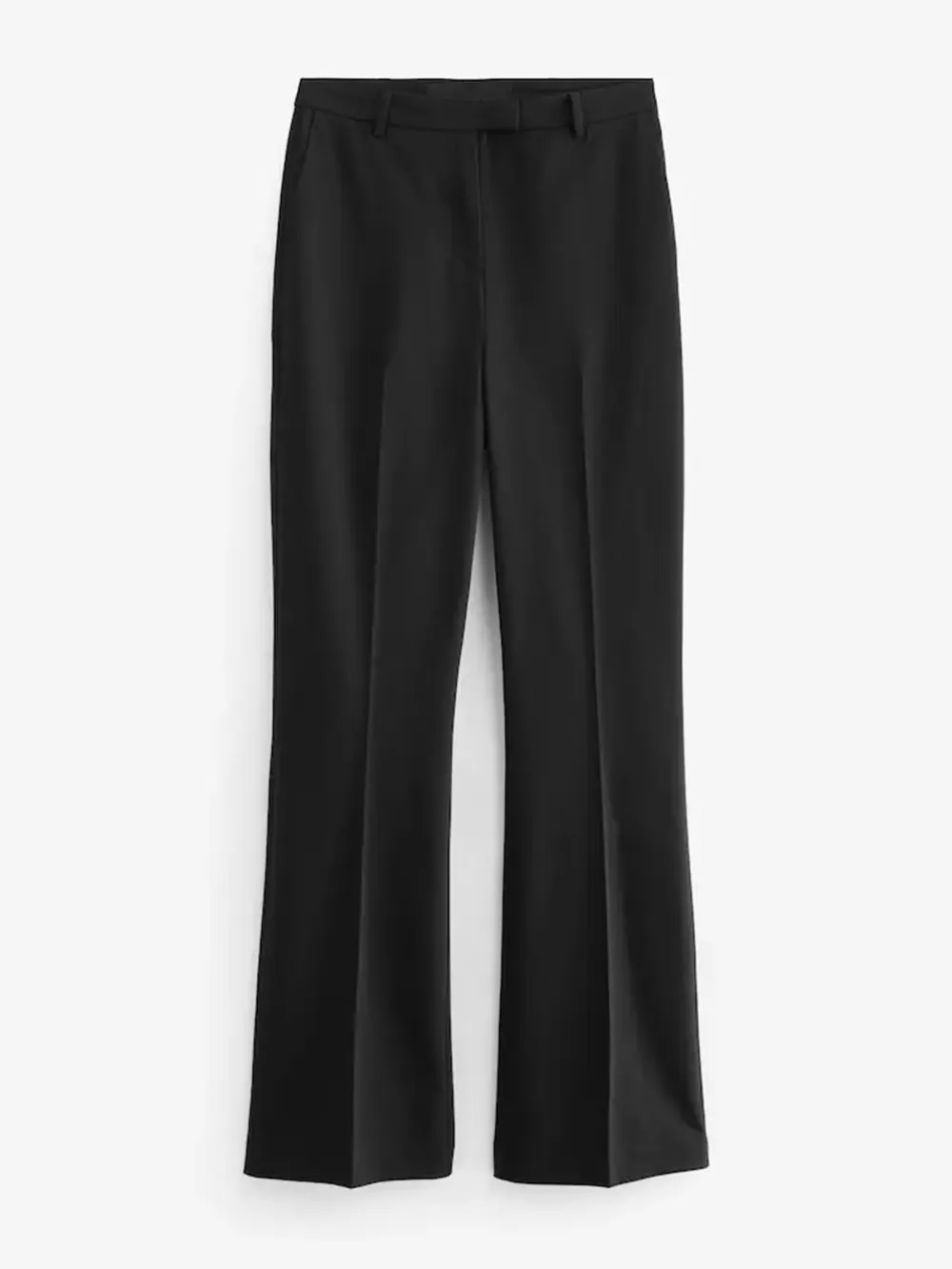 Black Custom Elastic Trumpet Pants