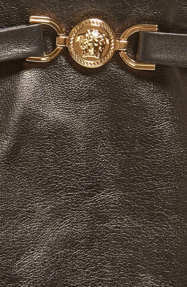 La Medusa Silk Lined Leather Gloves