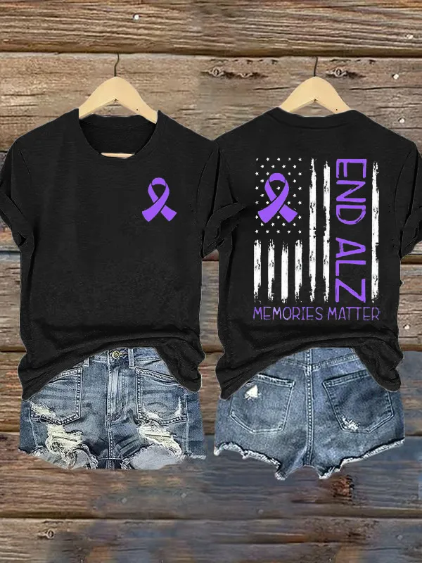 Memories Matter End ALZ T-Shirt