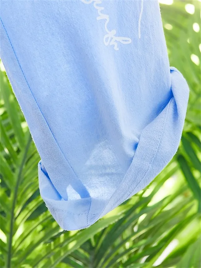 Women's Linen Pants Pants Trousers Baggy Full Length Faux Linen Side Pockets Baggy Fashion Christmas Casual Daily Xmas Blue Green S M