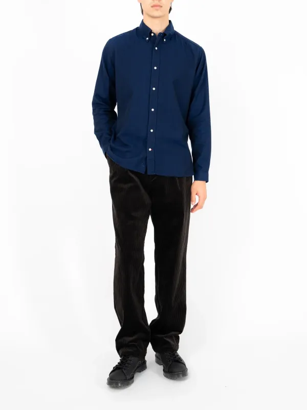 Blue Long Sleeve Cotton Shirt