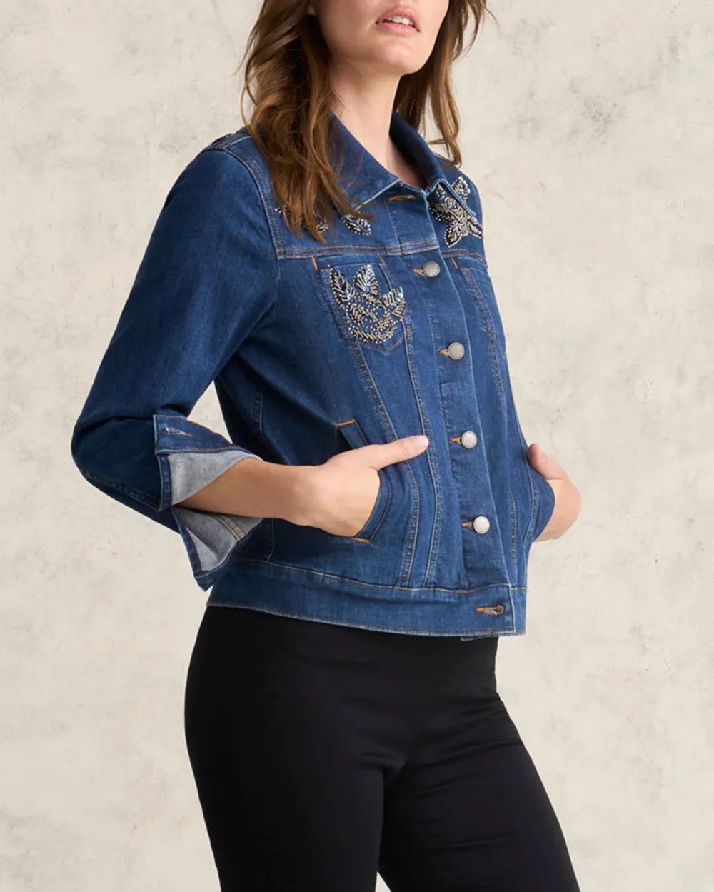 Embellished Denim Jacket