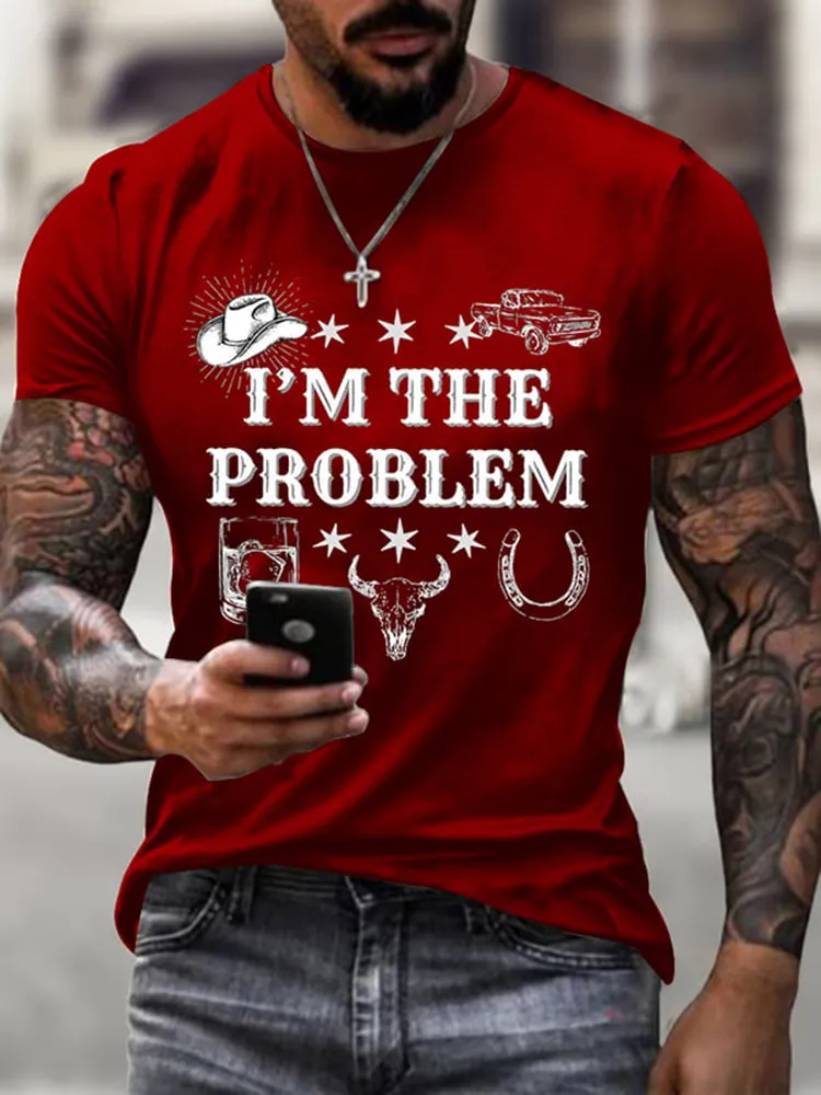 Men'S Shirt I'M The Problem T-Shirt