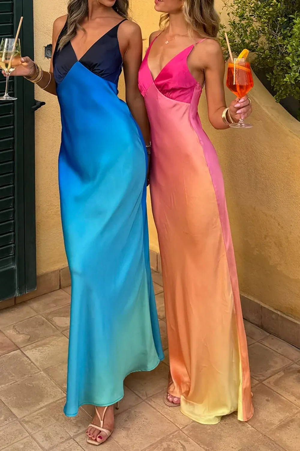 Luxury Silk Banquet Long Dress