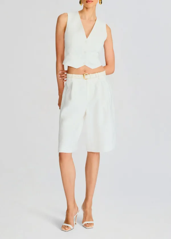 Casual Style Wide Leg Short Pant