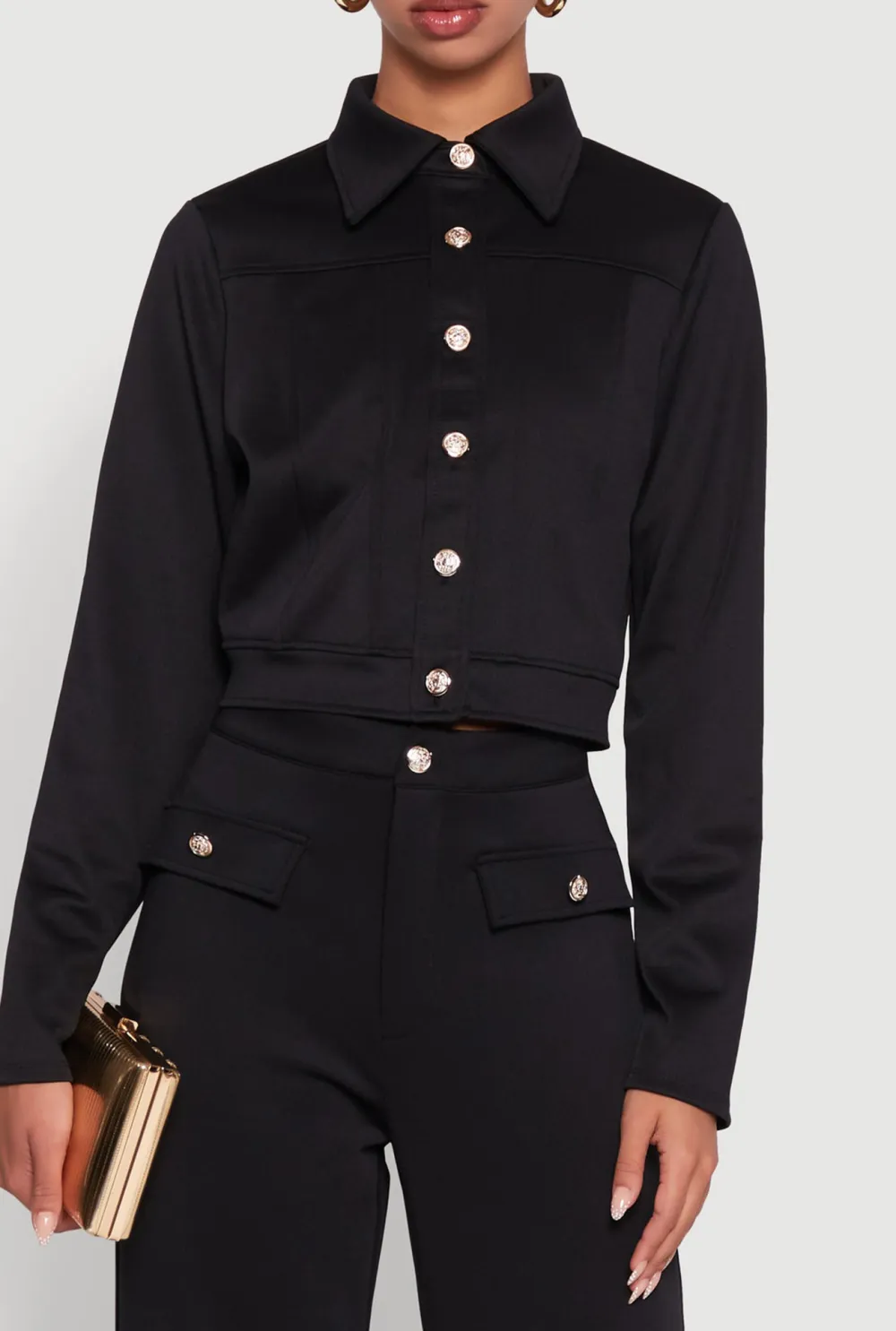 Short Shirt Collar Jacket