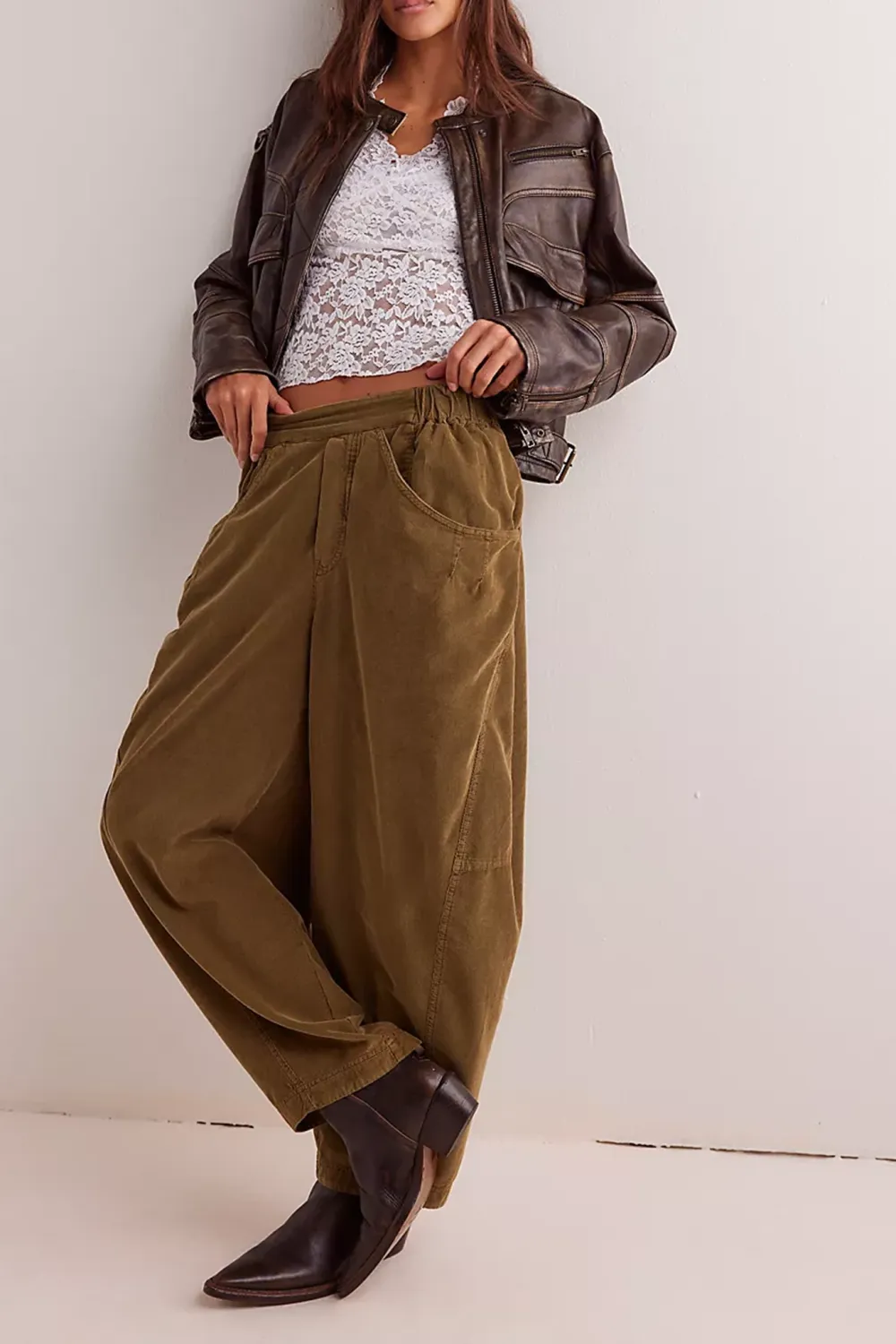 Relaxed Fit Corduroy Pants