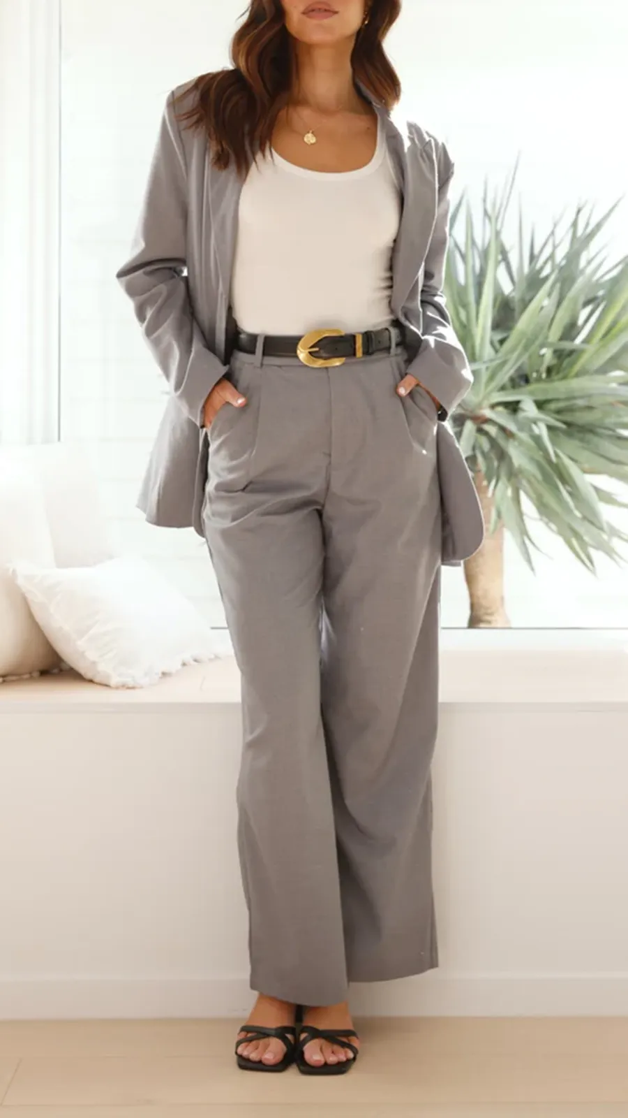 Comfortable Simple Suit Jacket