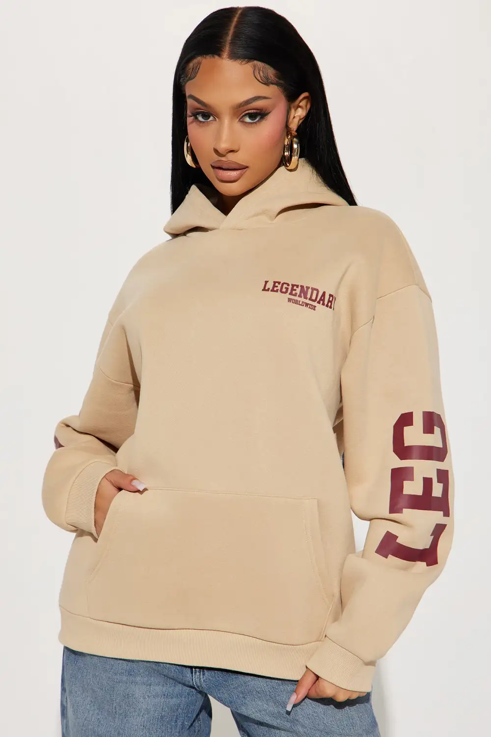 Legendary Worldwide Hoodie - Taupe